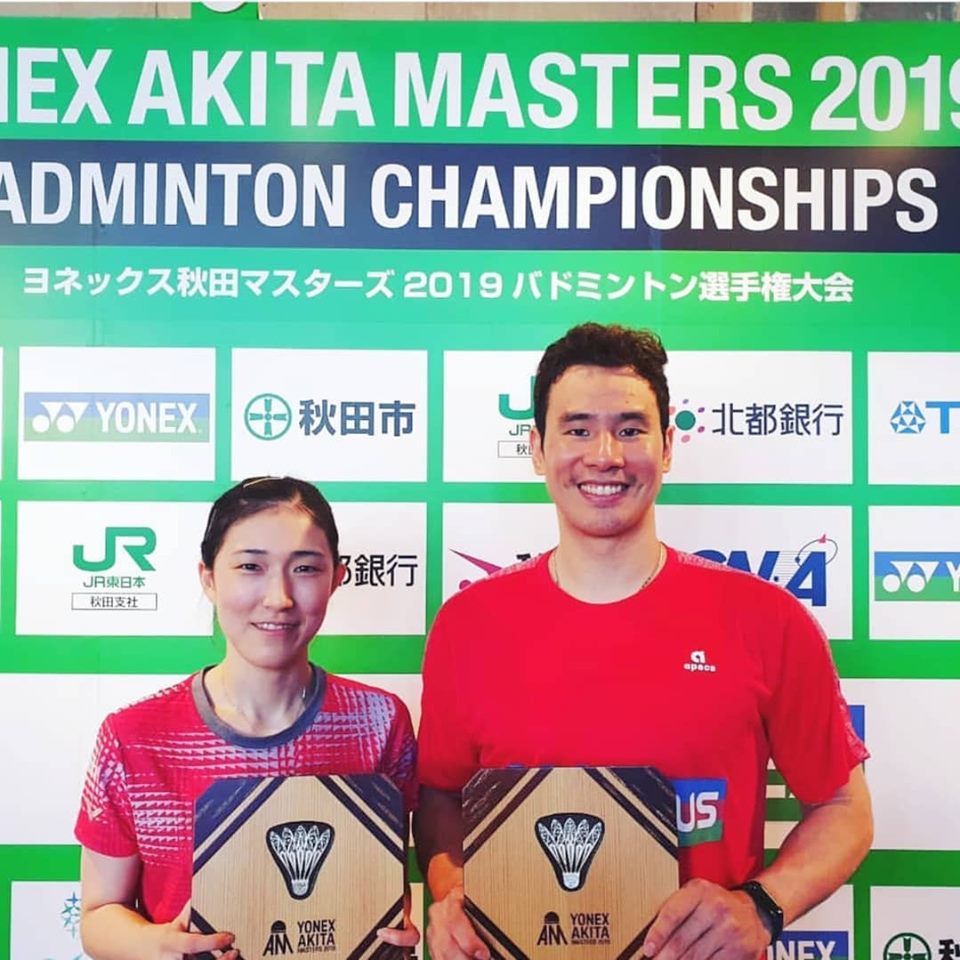 混合ダブルス優勝